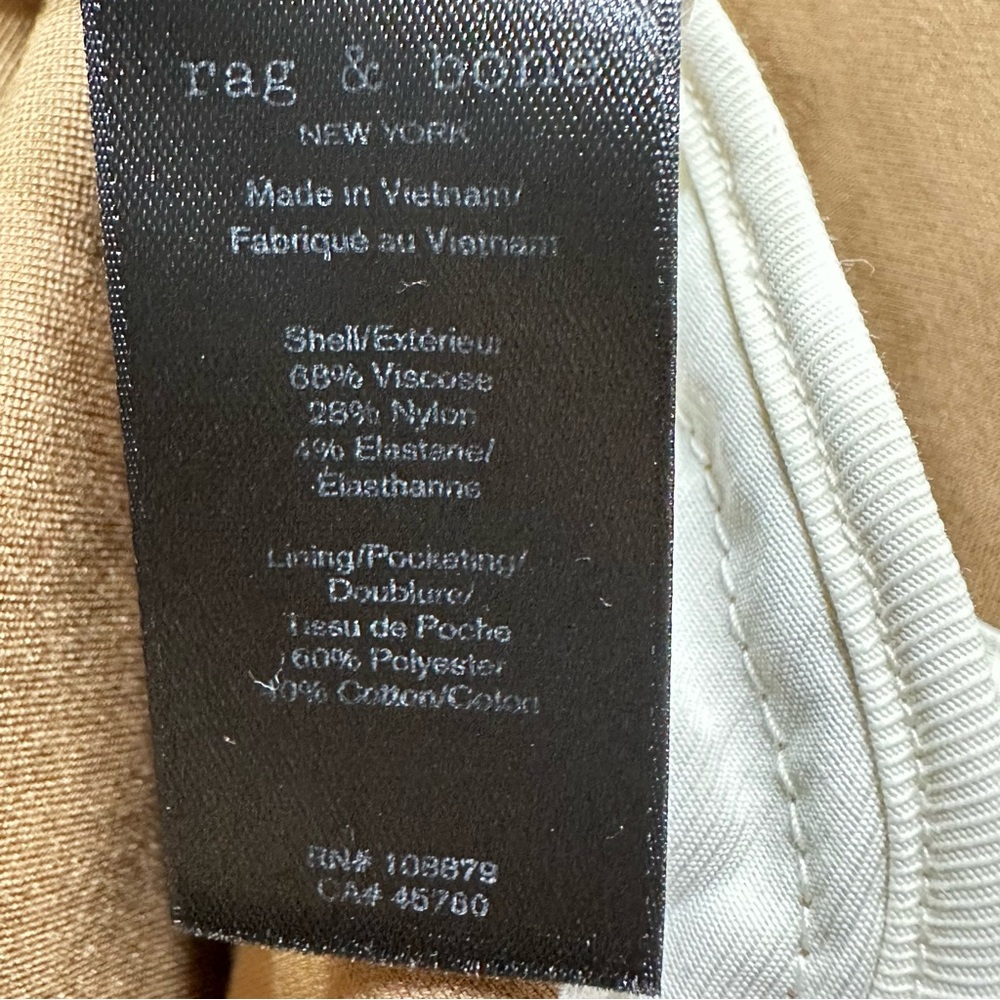 RAG & BONE NWT Tan Button-Up Tailored Jacket Size 6🌸 - Picture 4 of 13